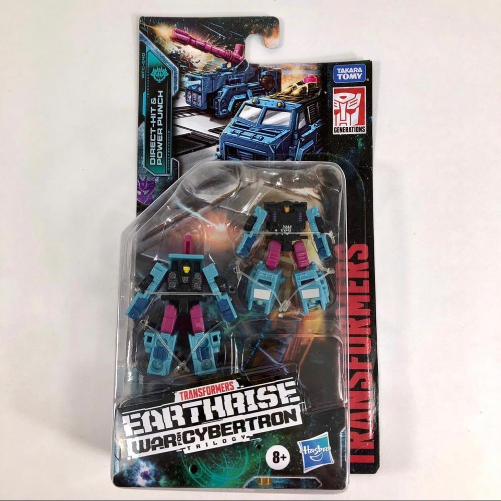 Transformers Hasbro Earthrise MicroMaster Direct-Hit & Power Punch!